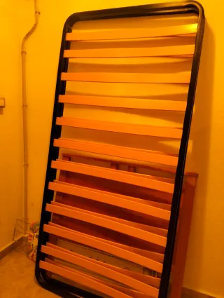 2 colchones con somier