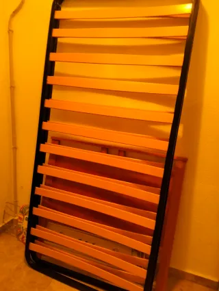 2 colchones con somier