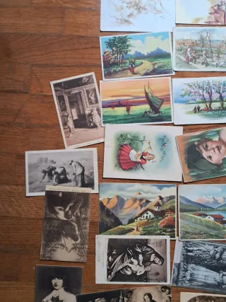 Lotto 50 cartoline storiche postali