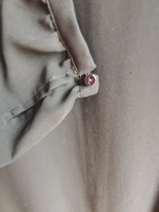 Blusa negra transparente Zara