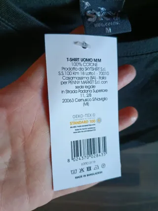 T-shirt nera Voglia di Griglia