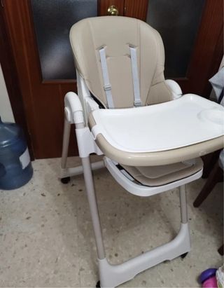 Trona para bebé color beige
