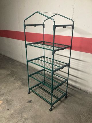 Invernadero 4 baldas con funda