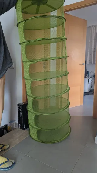 Secador Colgante Malla Verde