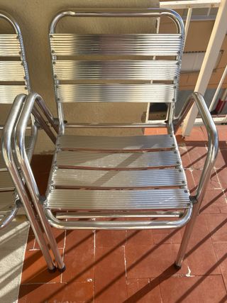 Sillas de exterior metálicas