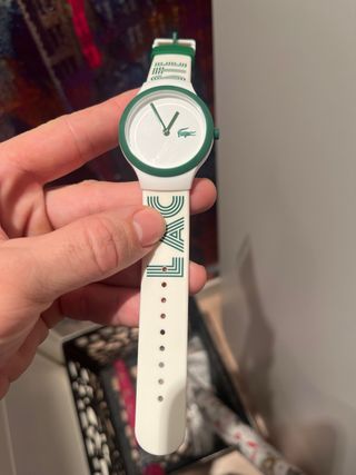 Reloj Lacoste Blanco y Verde Sin Usar