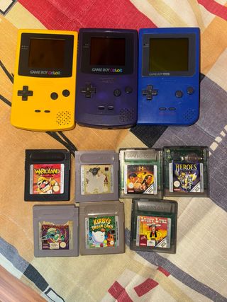 Lote 3 Consolas Nintendo Game Boy. + Juegos