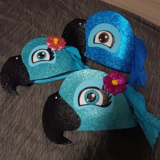 Carnaval guacamayo disfraz