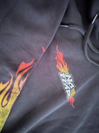Sudadera con capucha No Fear negra