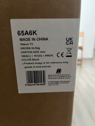 Smart TV Hisense 65a6k 4K UHD 65”