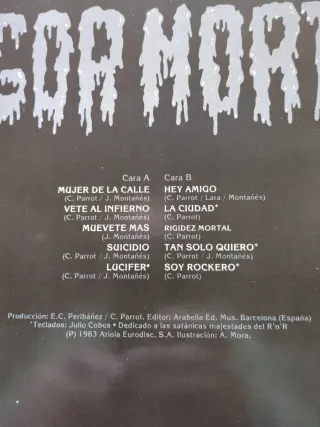 Lp vinilo RIGOR MORTIS , vete al infierno