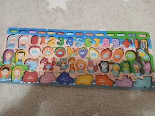 Juego Montessori Madera Puzzle y Pesca