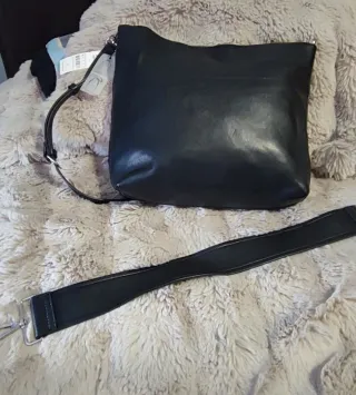 Bolso Parfois negro animal print (cebra) – Nuevo