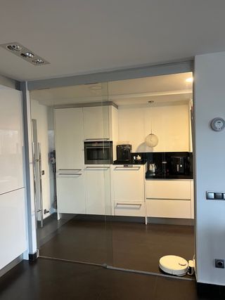 Puertas correderas cristal templado