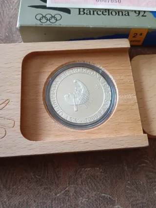 Moneda Plata 2000 Pesetas Barcelona 92