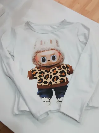 Conjunto 3 piezas niña a estrenar labubu