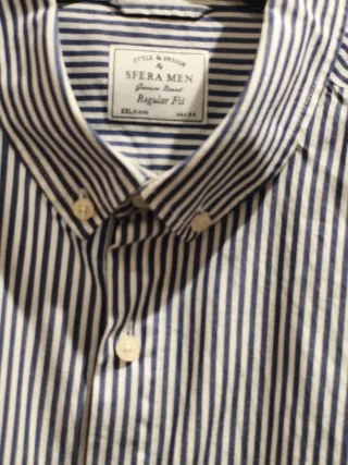 Camisa rayas hombre XL
