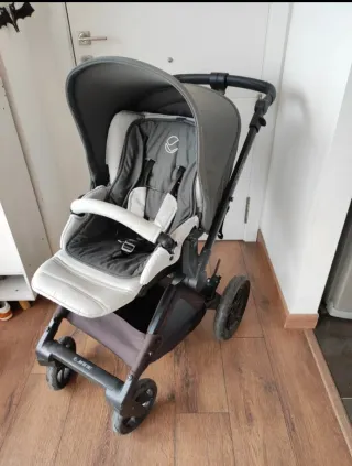 Carrito Jane Muum + Capazo Gris