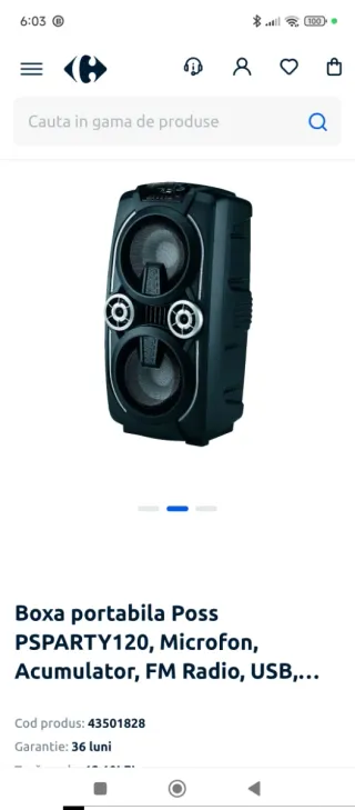 Altavoz Bluetooth y Radio con Luces LED 120wt