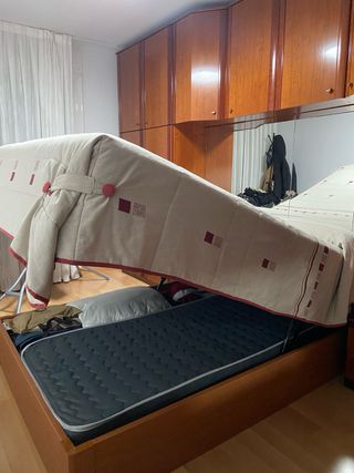 Dormitorio completo madera