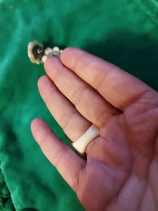 Orecchini+ anello madreperlati