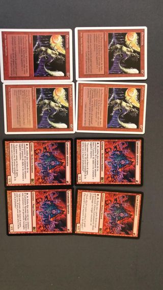 Lote 60 Cartas Magic MTG Premodern Burn Sligh