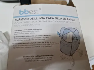 Plástico lluvia silla paseo Bbest