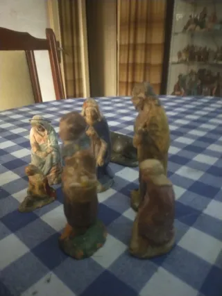 Figuras belen barro antiguas