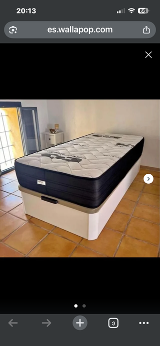 Canapé y colchón de 90x190cm individual nuevoenvio