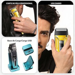 Set peluquería cortar pelo hombre