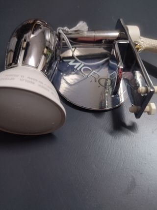 Faretti Specchio Argento Bianco Metallo Vetro