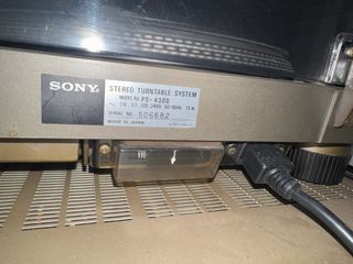 Tocadiscos Sony PS-4300 Direct Drive