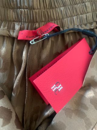 Pantalones seda Carolina Herrera