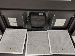 Haier I-Link HATS9DS2XWIFI- Campana extractora 90cm, WIFI, Potencia 746 m3/h, 4 Velocidades, Silenciosa 64 db, Filtros carbono,