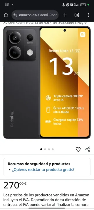 Redmi note 13 5g