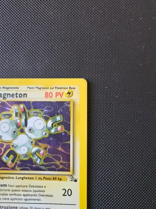 Pokèmon Magneton Fossil 1ed ITA