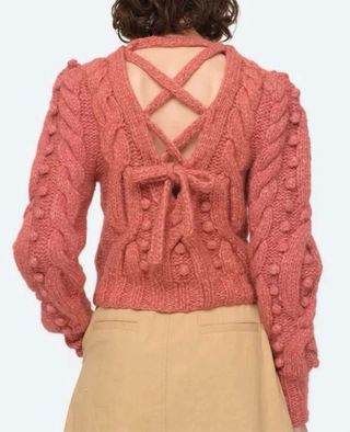 Jersey Sea New York trenzado rosa