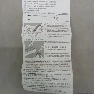 Navaja multiusos Victorinox, nueva en su caja