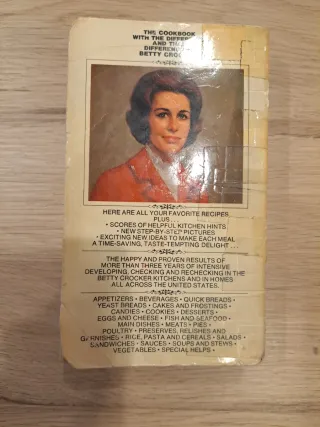 Libro recetas cocina Cookbook de Betty Crocker