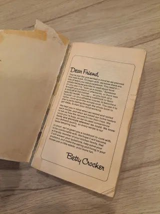 Libro recetas cocina Cookbook de Betty Crocker