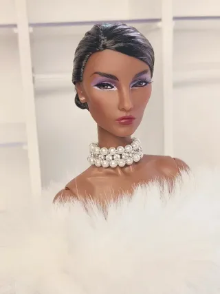 Gargantilla perlas Barbie Fashion Royalty