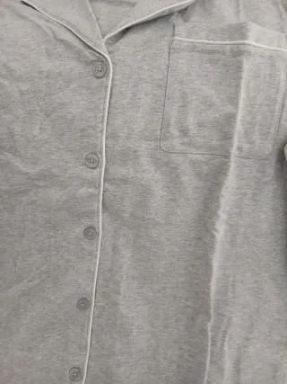 Pijama gris nuevo con etiqueta