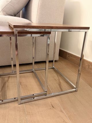 Set de 3 mesitas supletorias modernas