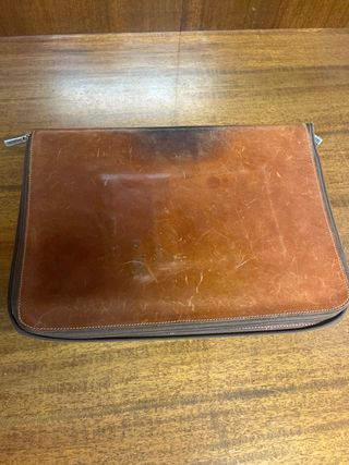 Cartera piel documentos Ruano