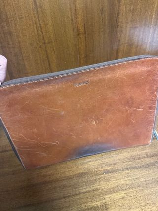 Cartera piel documentos Ruano