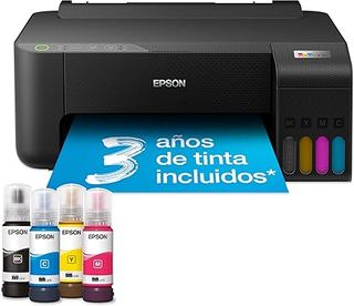 EPSON EcoTank ET-1810 | Impresora Inalambrica Compacta, Wifi, A4 con Depósito de Tinta Recargable, Impresión Fotográfica de Hast