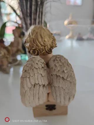 Figura Ángel sentado 24cm