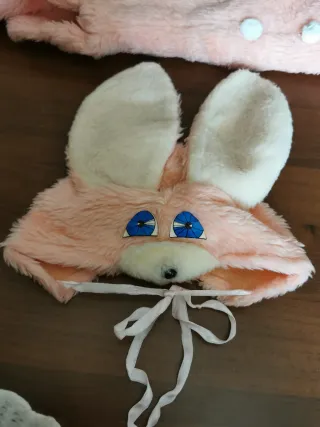 Costume coniglietta rosa neonato