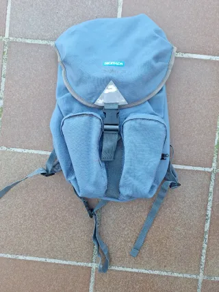 Mochila Decathlon 25L Azul/Gris OldSchool