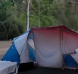 Tienda de campaña familiar Muy cuidada